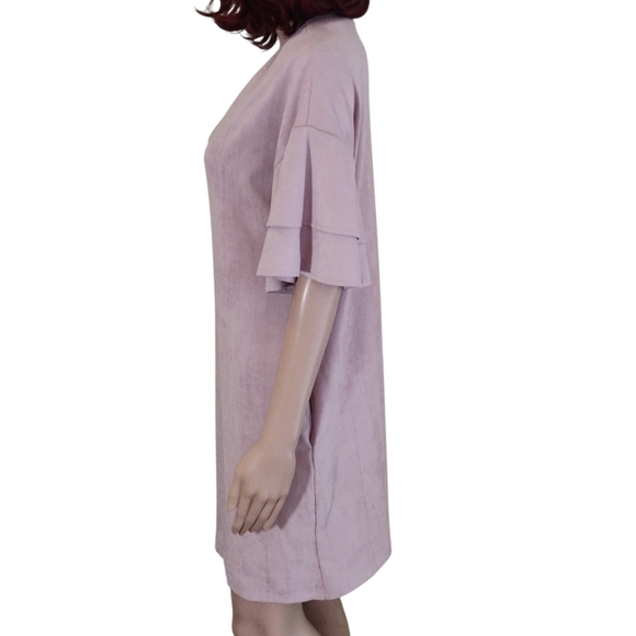 Joh Faux Suede Dress With Pockets - Size Small - Picture 5 of 10